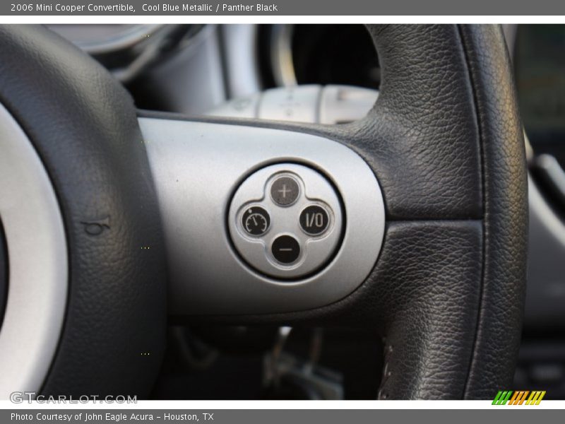 Cool Blue Metallic / Panther Black 2006 Mini Cooper Convertible