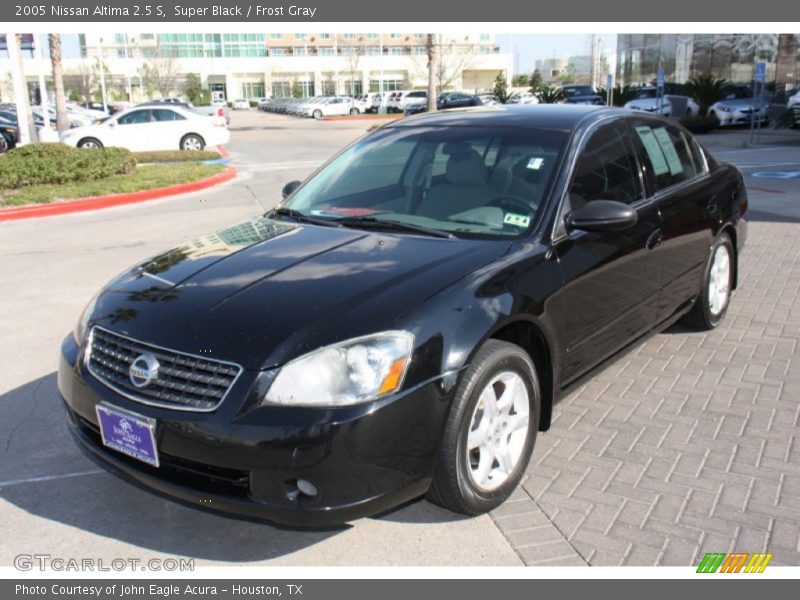 Super Black / Frost Gray 2005 Nissan Altima 2.5 S