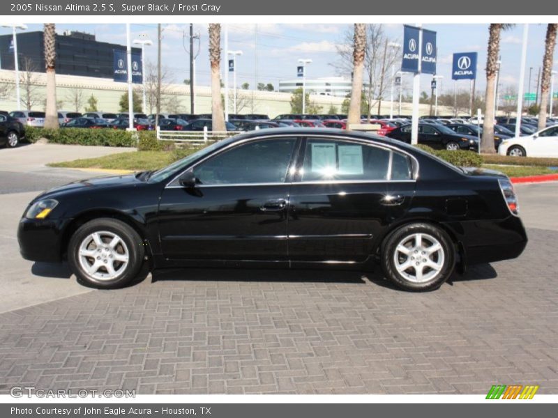 Super Black / Frost Gray 2005 Nissan Altima 2.5 S