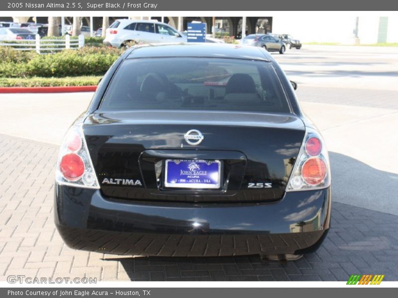 Super Black / Frost Gray 2005 Nissan Altima 2.5 S