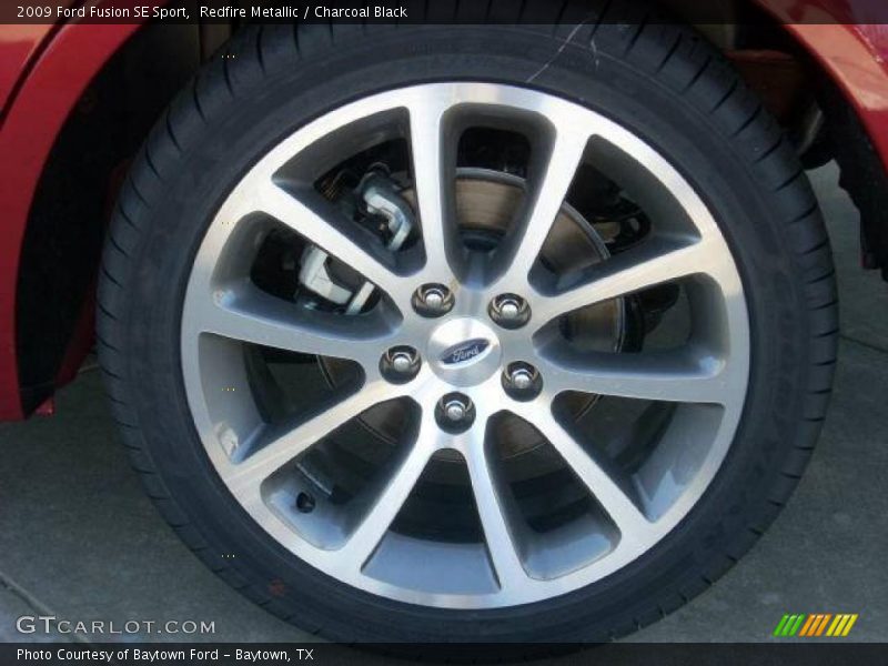 Redfire Metallic / Charcoal Black 2009 Ford Fusion SE Sport