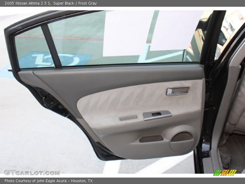 Super Black / Frost Gray 2005 Nissan Altima 2.5 S