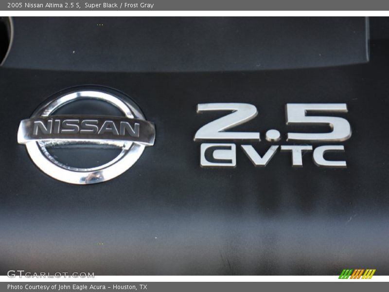 Super Black / Frost Gray 2005 Nissan Altima 2.5 S