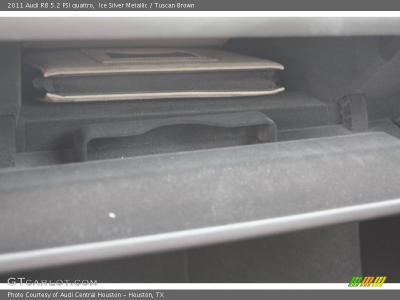 Ice Silver Metallic / Tuscan Brown 2011 Audi R8 5.2 FSI quattro