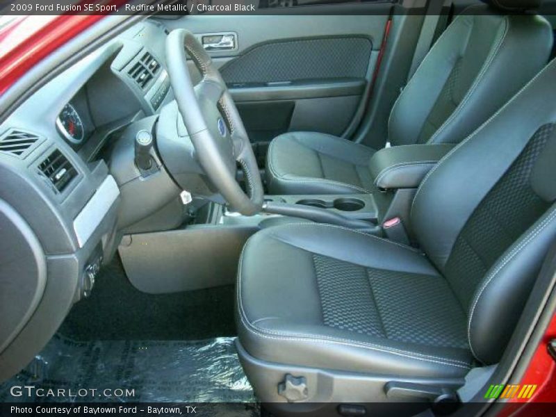 Redfire Metallic / Charcoal Black 2009 Ford Fusion SE Sport