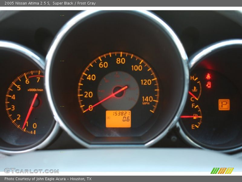 Super Black / Frost Gray 2005 Nissan Altima 2.5 S