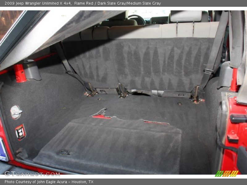 Flame Red / Dark Slate Gray/Medium Slate Gray 2009 Jeep Wrangler Unlimited X 4x4