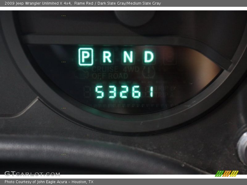 Flame Red / Dark Slate Gray/Medium Slate Gray 2009 Jeep Wrangler Unlimited X 4x4