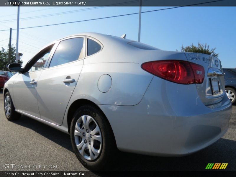 Liquid Silver / Gray 2010 Hyundai Elantra GLS
