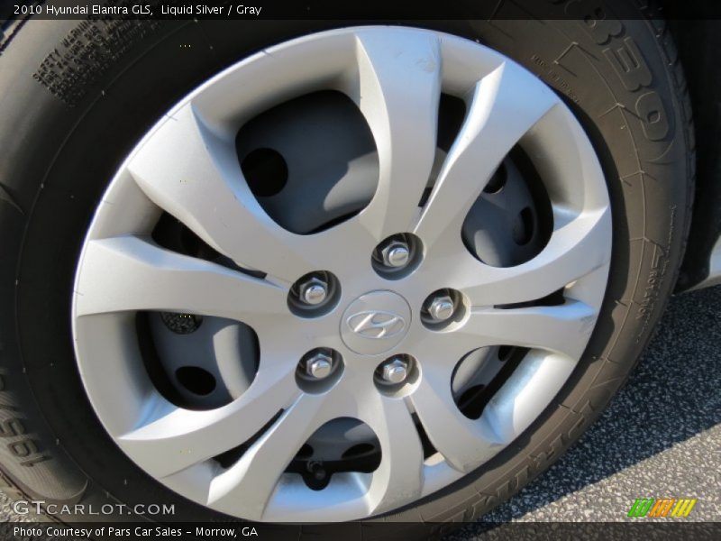 Liquid Silver / Gray 2010 Hyundai Elantra GLS
