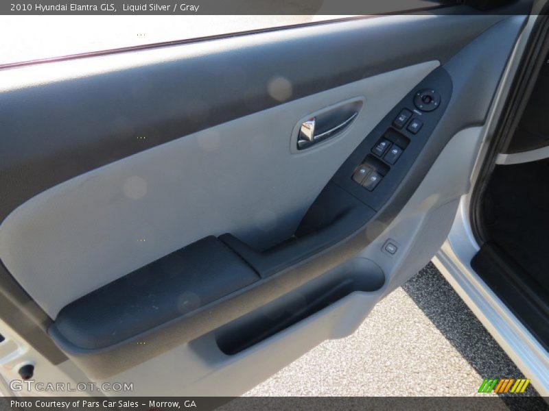 Liquid Silver / Gray 2010 Hyundai Elantra GLS
