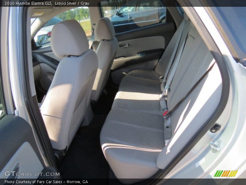 Liquid Silver / Gray 2010 Hyundai Elantra GLS