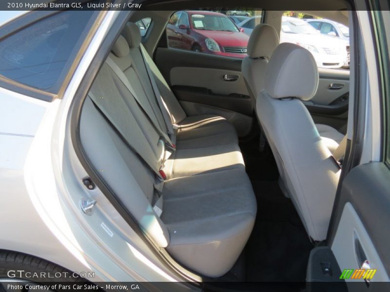 Liquid Silver / Gray 2010 Hyundai Elantra GLS
