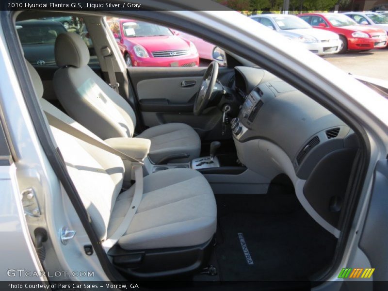 Liquid Silver / Gray 2010 Hyundai Elantra GLS