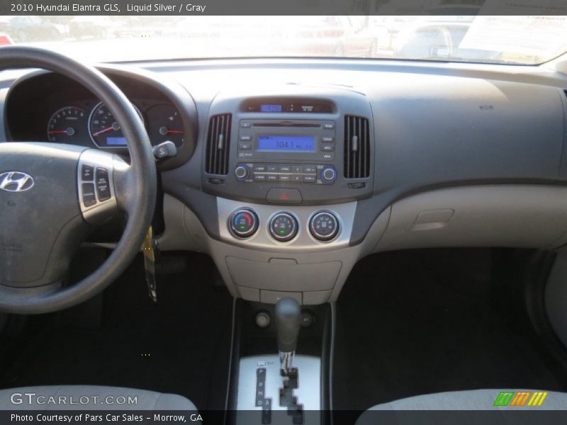 Liquid Silver / Gray 2010 Hyundai Elantra GLS