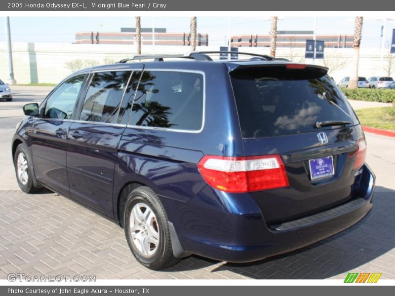 Midnight Blue Pearl / Gray 2005 Honda Odyssey EX-L