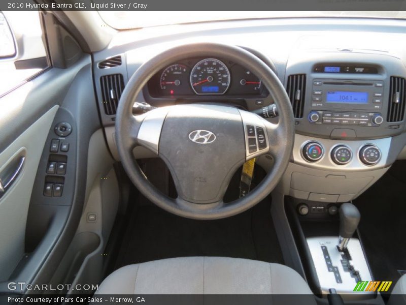 Liquid Silver / Gray 2010 Hyundai Elantra GLS