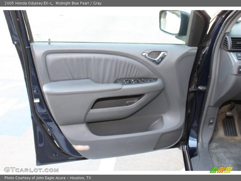 Midnight Blue Pearl / Gray 2005 Honda Odyssey EX-L
