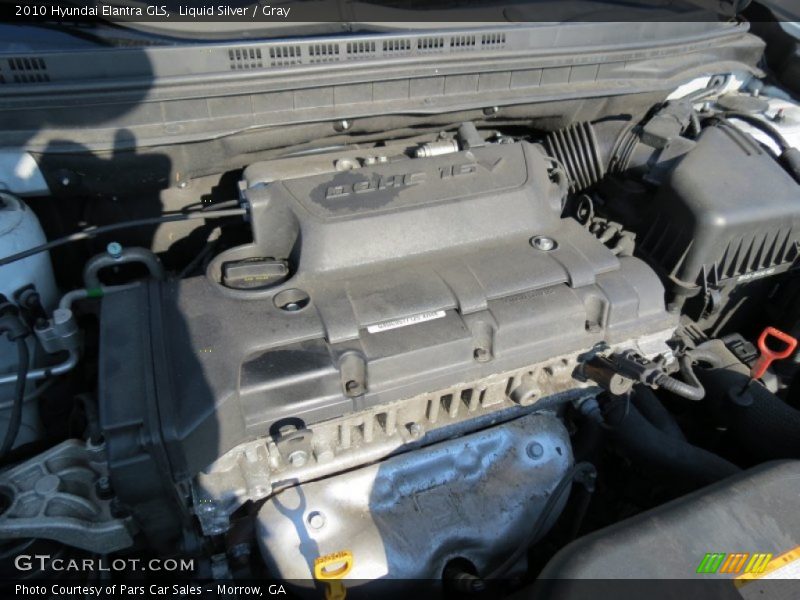 Liquid Silver / Gray 2010 Hyundai Elantra GLS