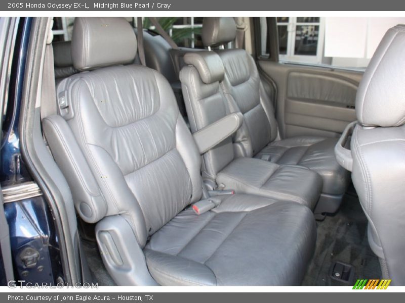 Midnight Blue Pearl / Gray 2005 Honda Odyssey EX-L
