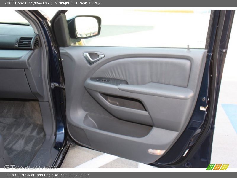 Midnight Blue Pearl / Gray 2005 Honda Odyssey EX-L