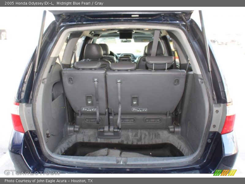 Midnight Blue Pearl / Gray 2005 Honda Odyssey EX-L