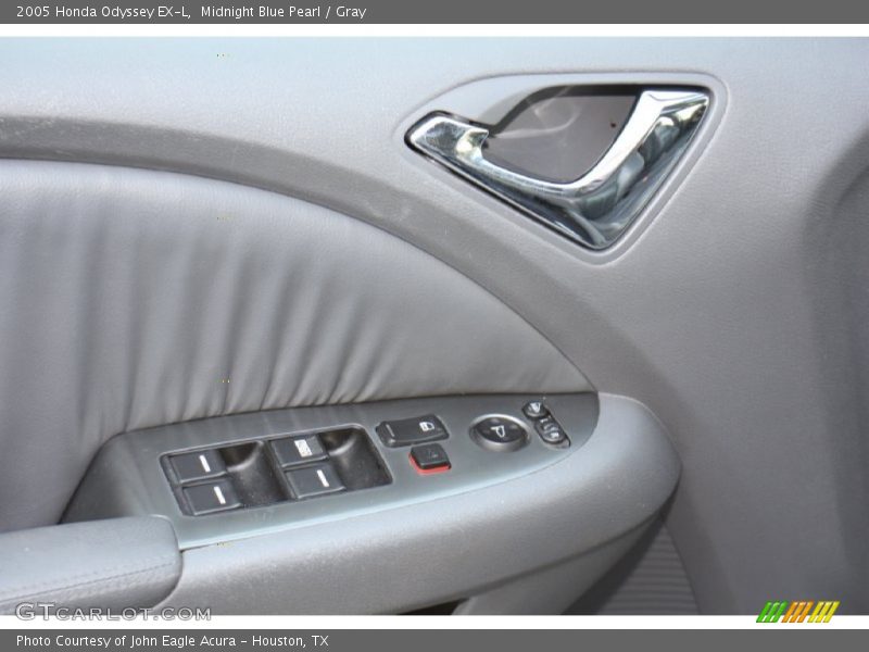 Midnight Blue Pearl / Gray 2005 Honda Odyssey EX-L
