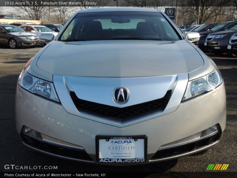 Palladium Silver Metallic / Ebony 2010 Acura TL 3.5