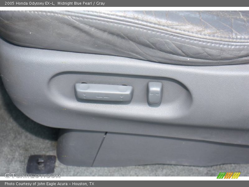 Midnight Blue Pearl / Gray 2005 Honda Odyssey EX-L