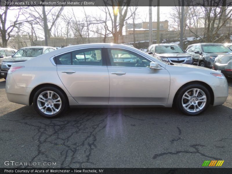 Palladium Silver Metallic / Ebony 2010 Acura TL 3.5