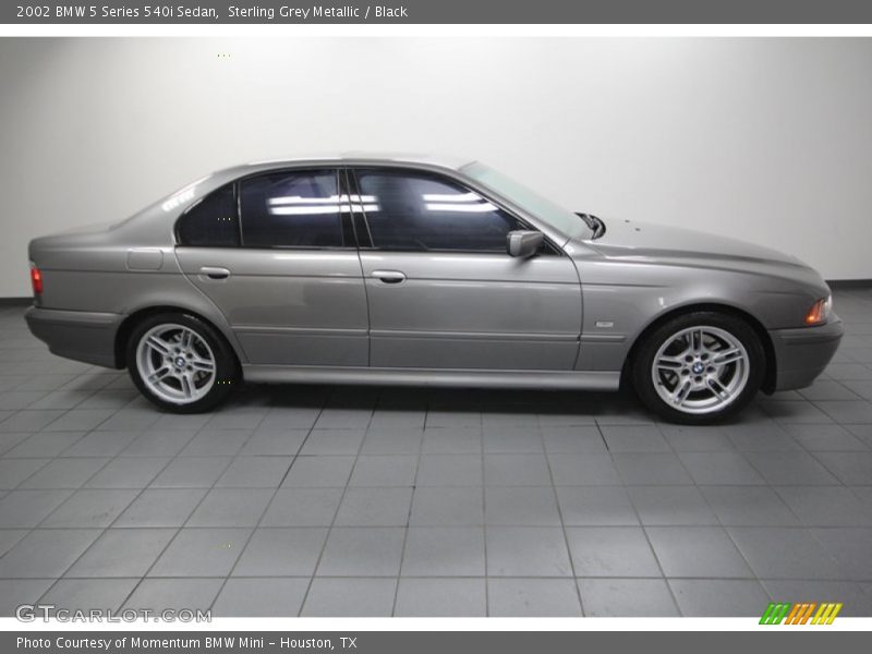 Sterling Grey Metallic / Black 2002 BMW 5 Series 540i Sedan