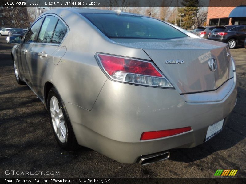 Palladium Silver Metallic / Ebony 2010 Acura TL 3.5