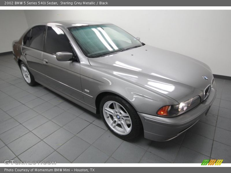 Sterling Grey Metallic / Black 2002 BMW 5 Series 540i Sedan