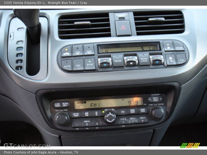 Midnight Blue Pearl / Gray 2005 Honda Odyssey EX-L
