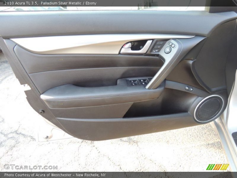 Palladium Silver Metallic / Ebony 2010 Acura TL 3.5