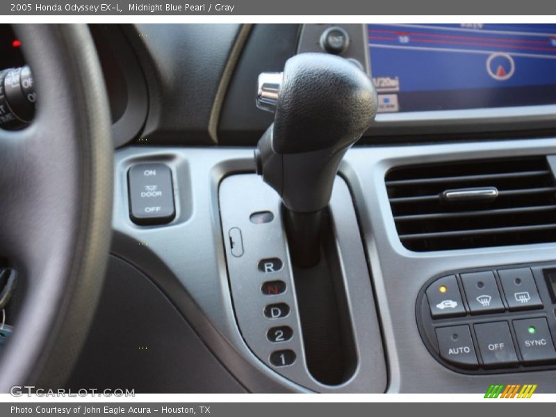 Midnight Blue Pearl / Gray 2005 Honda Odyssey EX-L
