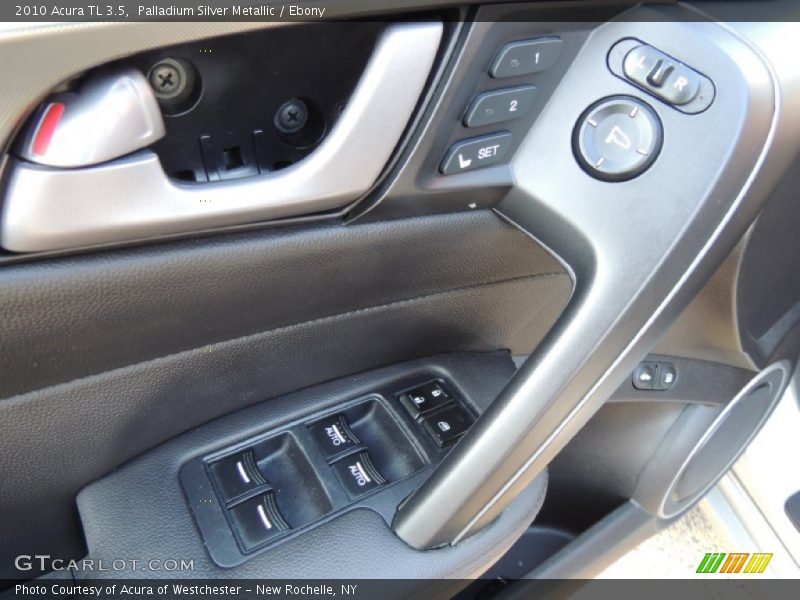 Palladium Silver Metallic / Ebony 2010 Acura TL 3.5