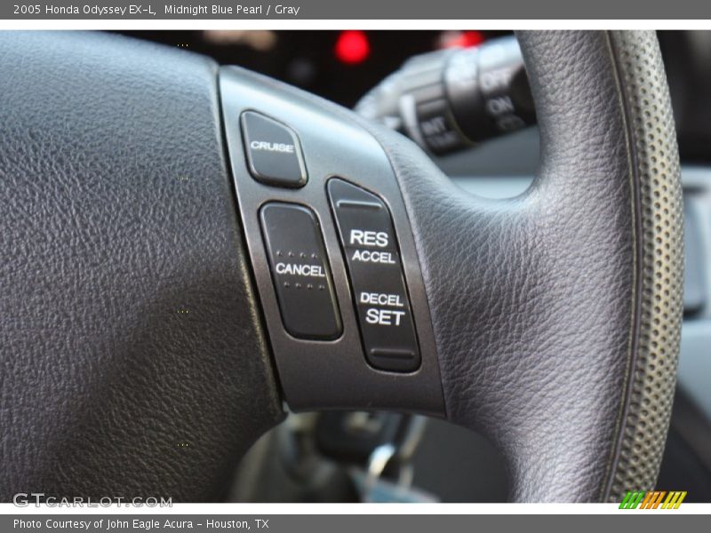 Midnight Blue Pearl / Gray 2005 Honda Odyssey EX-L