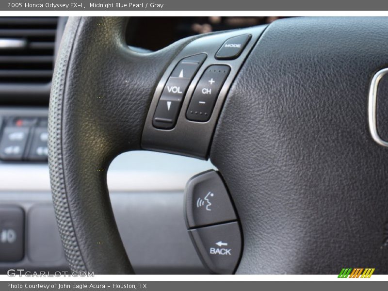 Midnight Blue Pearl / Gray 2005 Honda Odyssey EX-L