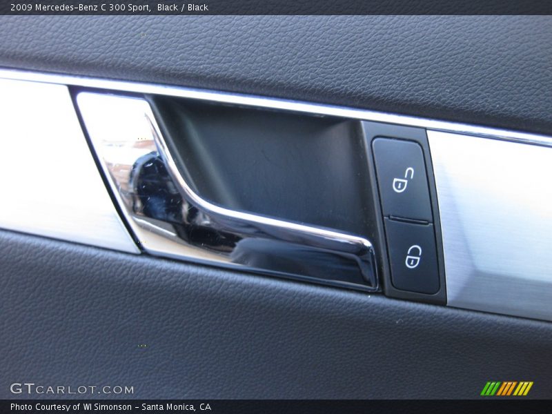 Black / Black 2009 Mercedes-Benz C 300 Sport