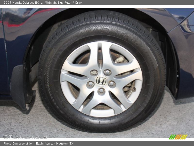 Midnight Blue Pearl / Gray 2005 Honda Odyssey EX-L
