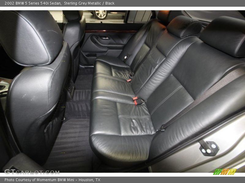 Rear Seat of 2002 5 Series 540i Sedan