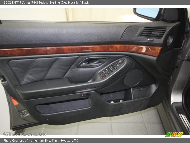 Sterling Grey Metallic / Black 2002 BMW 5 Series 540i Sedan