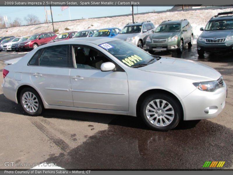 Spark Silver Metallic / Carbon Black 2009 Subaru Impreza 2.5i Premium Sedan