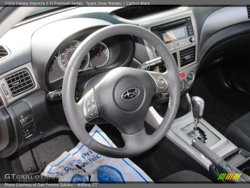 Spark Silver Metallic / Carbon Black 2009 Subaru Impreza 2.5i Premium Sedan