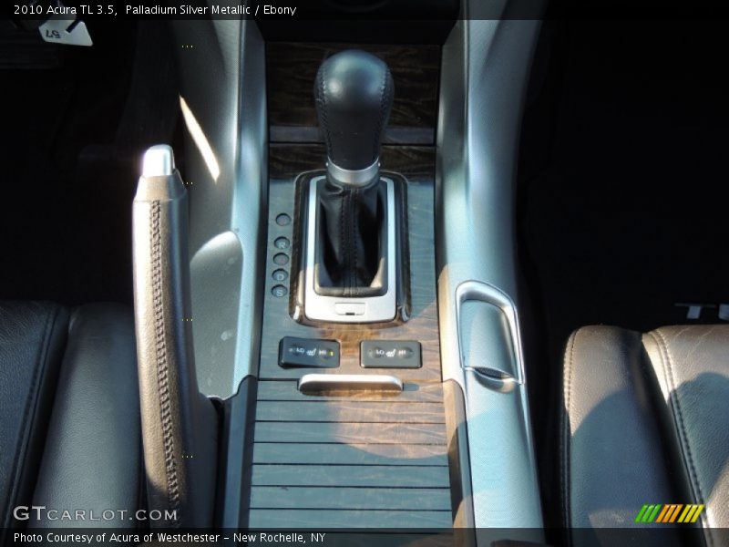Palladium Silver Metallic / Ebony 2010 Acura TL 3.5