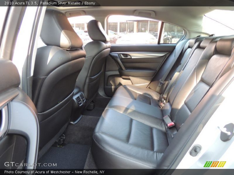 Rear Seat of 2010 TL 3.5