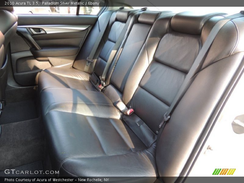 Rear Seat of 2010 TL 3.5