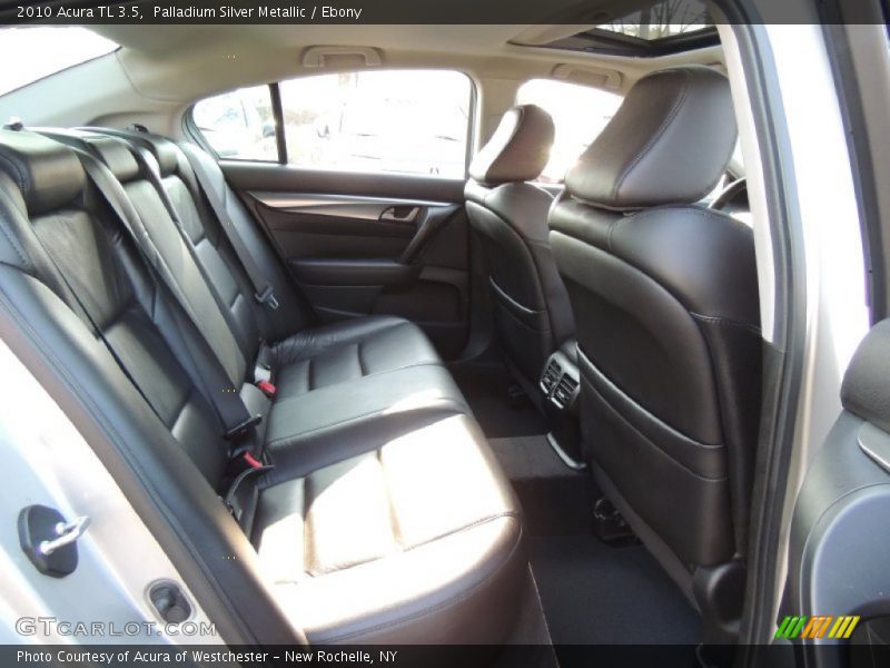 Palladium Silver Metallic / Ebony 2010 Acura TL 3.5