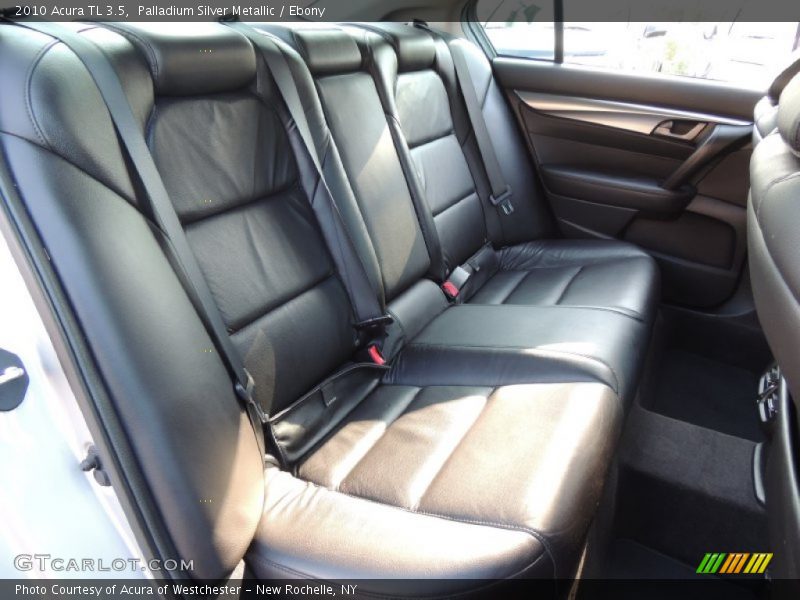 Palladium Silver Metallic / Ebony 2010 Acura TL 3.5